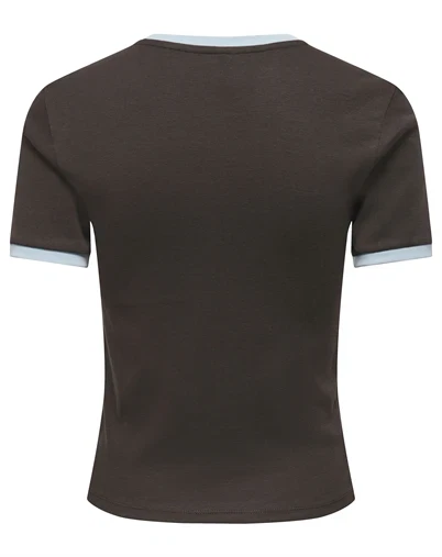 Only - ONLBina Short T-shirt - Chocolate Torte
